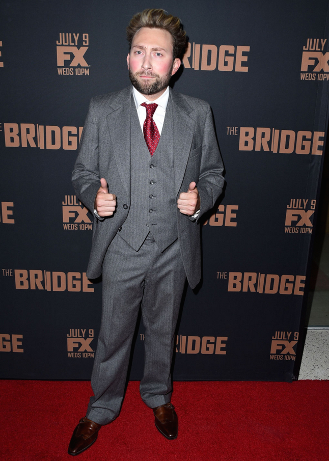 Alex Plank arrives at the FX's 'The Bridge' Season 2 Premiere at Pacific Design Center on July 7, 2014 in West Hollywood, California. (Photo by Steve Granitz/WireImage)