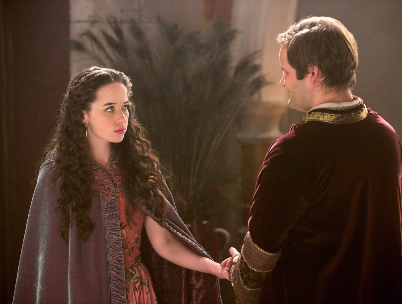 Still of Anna Popplewell and Evan Buliung in Reign (2013)