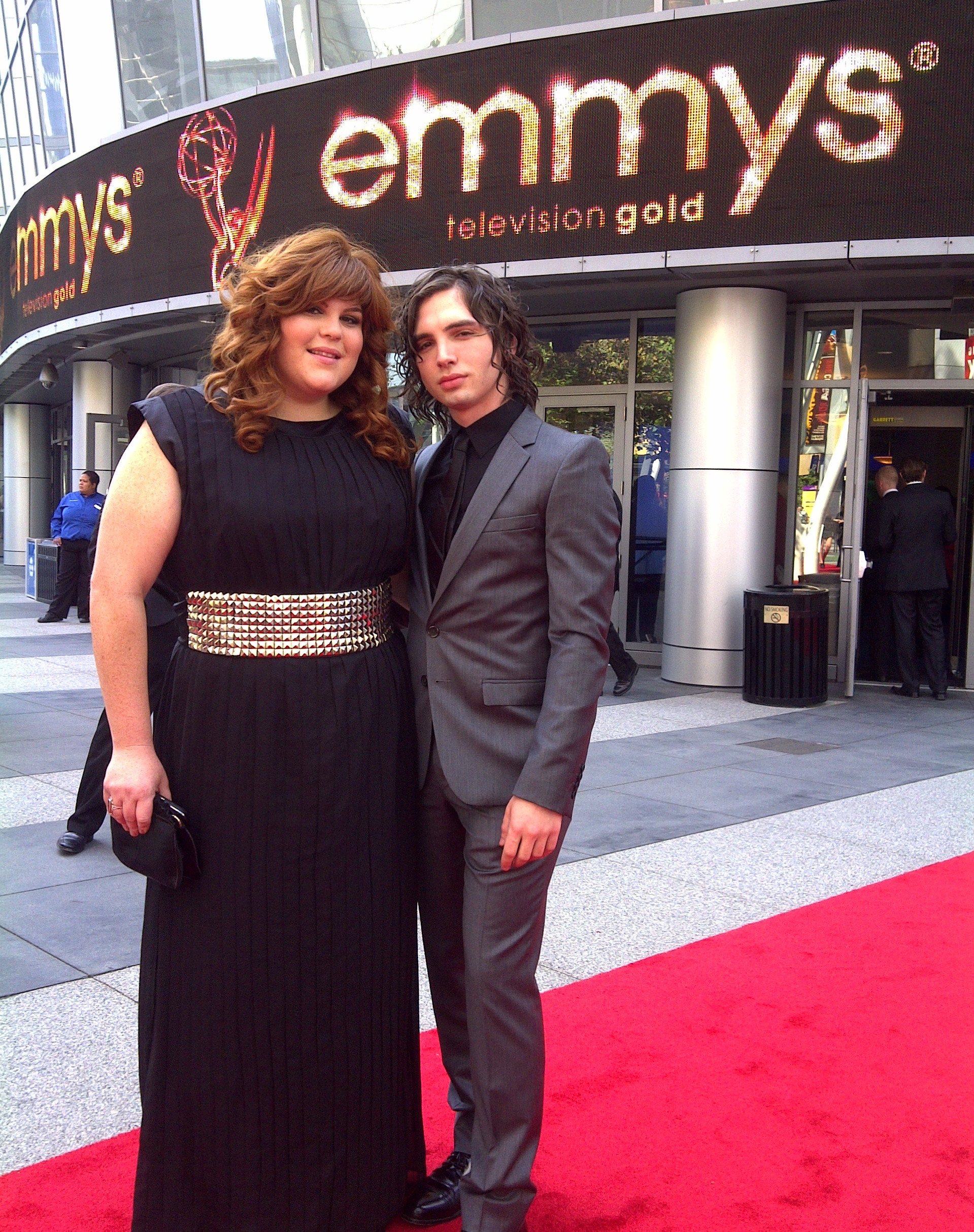 August Emerson & Melissa Buell attend the 2011 Primetime Emmy Awards.