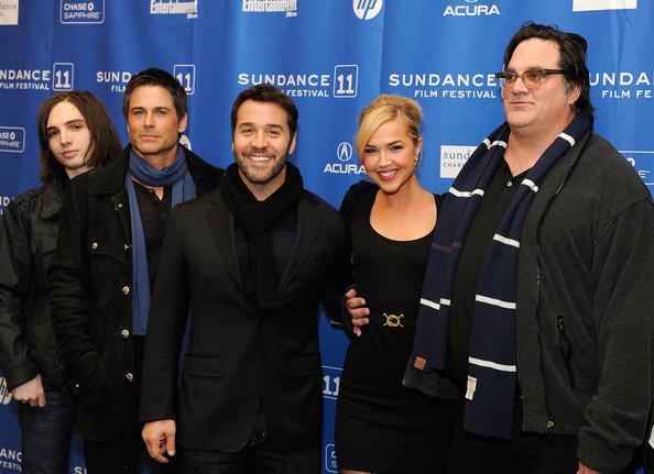 August Emerson, Rob Lowe, Jeremy Piven, Arielle Kebbel and director Mark Pellington attend the 