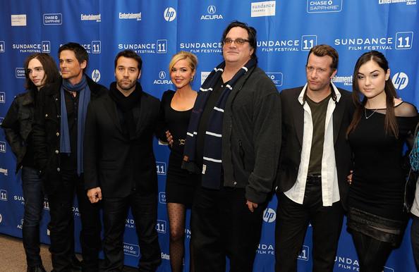 August Emerson, Rob Lowe, Jeremy Piven, Arielle Kebbel, director Mark Pellington, Thomas Jane and Sasha Grey attend the 