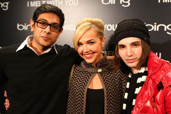 Abhi Sinha, Arielle Kebbel and August Emerson attend the Bing Presents the 