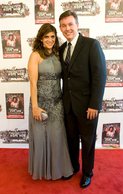 Jennifer and Stephen Tadlock at Finding Hope Now Premiere, Fresno, CA.