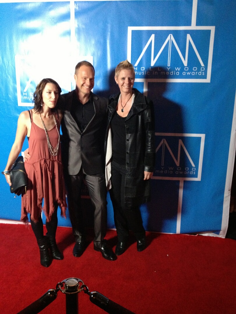 Dominique Schilling, Kim Planert,Caroline Risberg at the Hollywood Music in Media Awards
