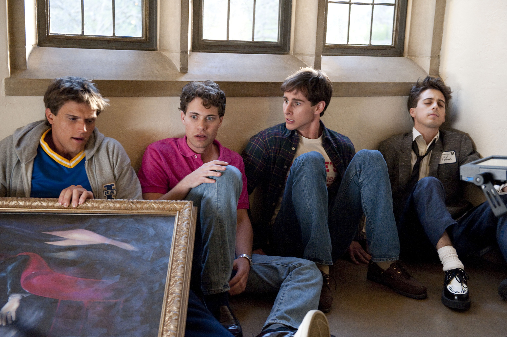 Still of Drew Seeley, Matt Bush, Kelly Blatz and Hartley Sawyer in Glory Daze (2010)