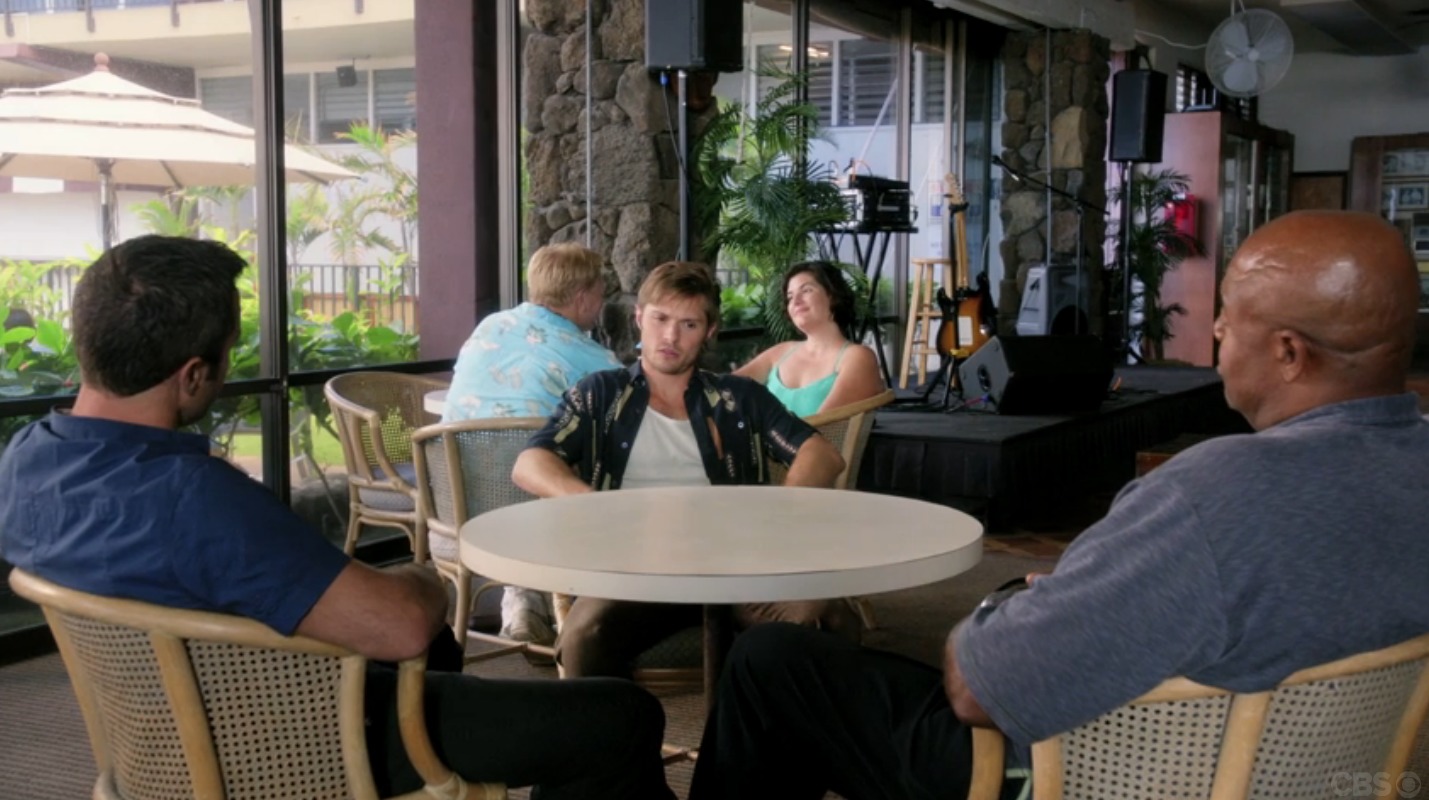 From Hawaii Five-0 season 5, with Chi McBride and Alex O'Loughlin