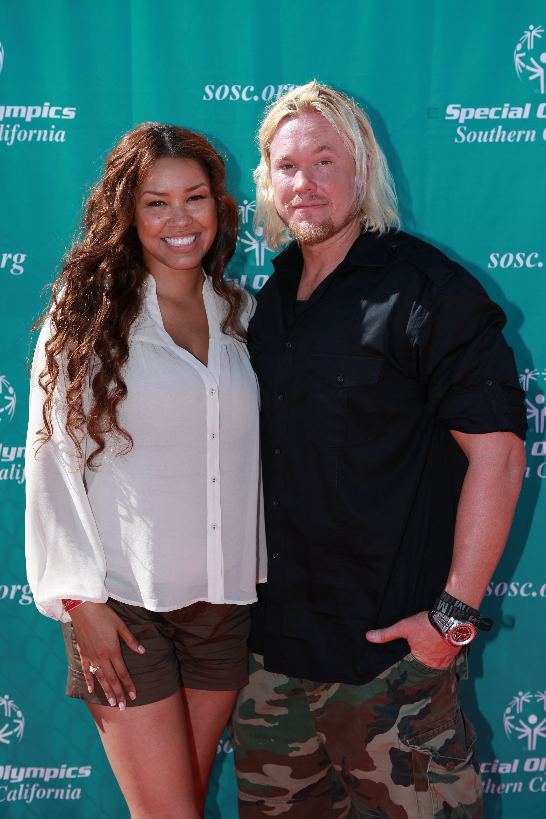 Raquel Bell and Breaux Greer at the 14th Annual Pier del Sol event in Santa Monica.