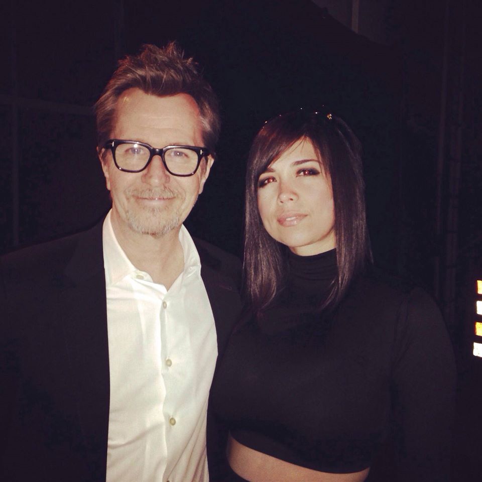 Gary Oldman and Jenapher Moguel Clockwork Orange Screening