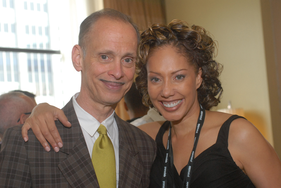 Director John Waters & Joan Baker at the 2007 Promax/BDA TV conference at the Hilton. John was a keynote speaker and Joan had a seminar called Directing/Working With Voice-Over Talent.