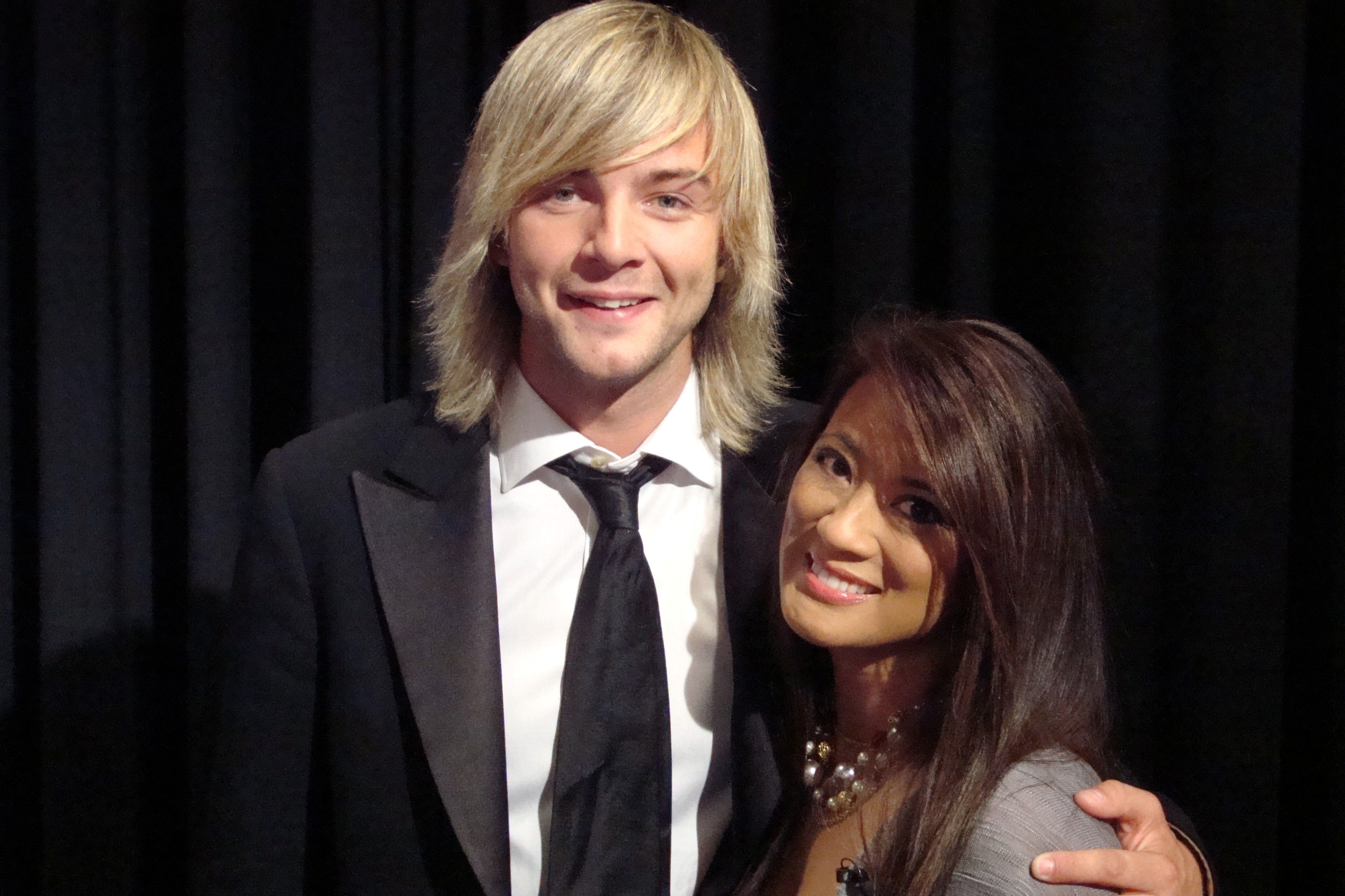 Pictured: Keith Harkin of CELTIC THUNDER and Rosa Nichols