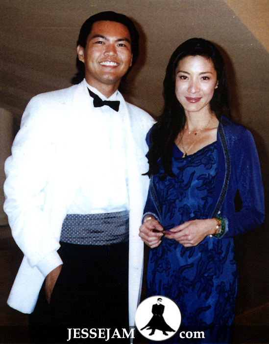 Jesse Jam Miranda and Michelle Yeoh at Golden Rings Awards
