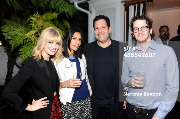 Beth Behrs, Michelle Nader, Darren Star and Daryl Crittenden at ASPCA event