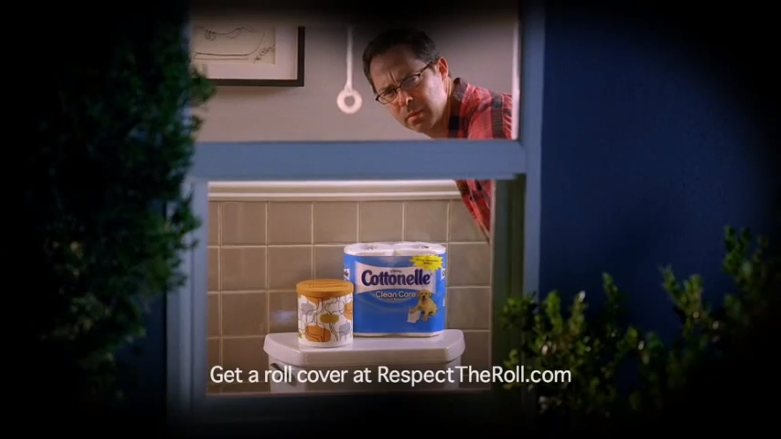 Screen cap from Cottonelle commercial.