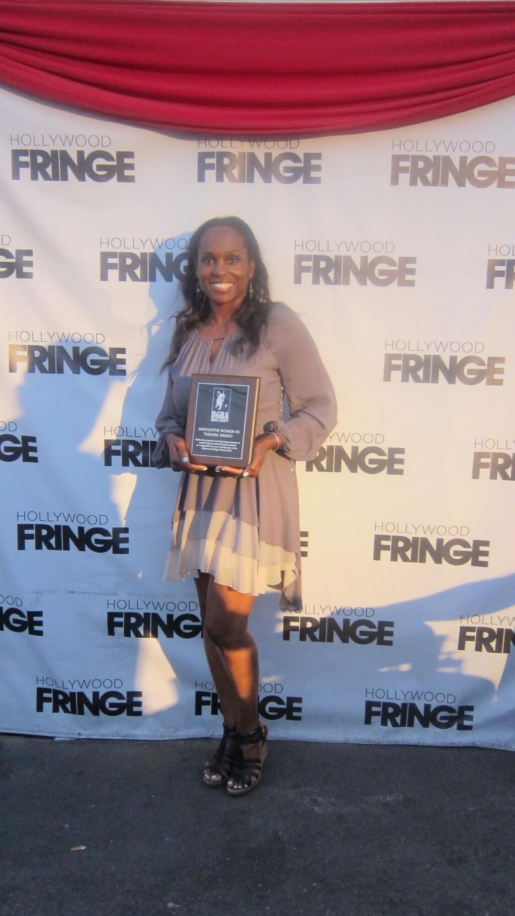 Innovative Women in Theatre Award for my solo play 