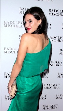 Briana Lane arrives to the opening of the Badgley Mischka Flagship Store on Rodeo Drive