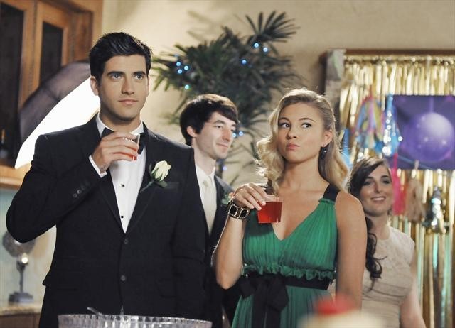 Still of Allie Gonino and Ryan Rottman in The Lying Game (2011)