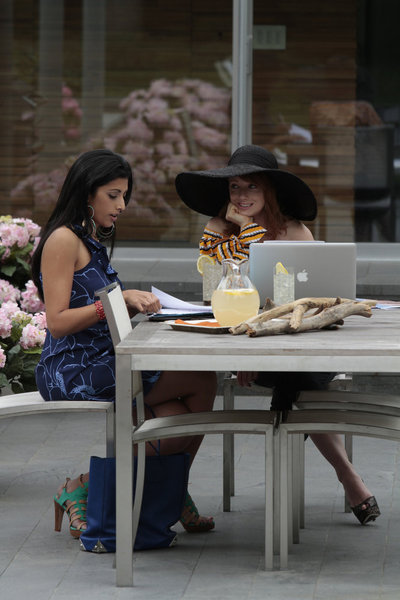 Still of Christine Ebersole and Reshma Shetty in Royal Pains (2009)