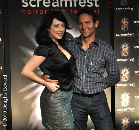 Venda & Tom Lagleder at Screamfest LA 2010 premier of A Killing Strain.