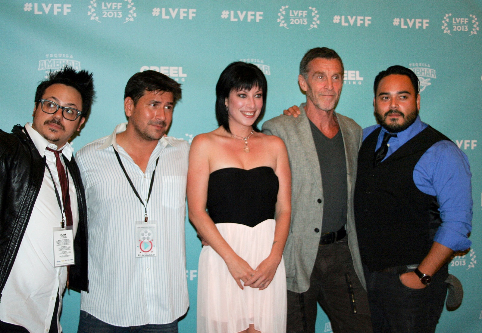 SANITARIUM Directors: Bryan Ortiz, Kerry Valderamma, & Bryan Ramirez with Actors Venda D'Abato & John Glover @ 2013 LVFF screening.