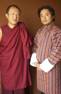 Tshewang Dendup and Khyentse Norbu