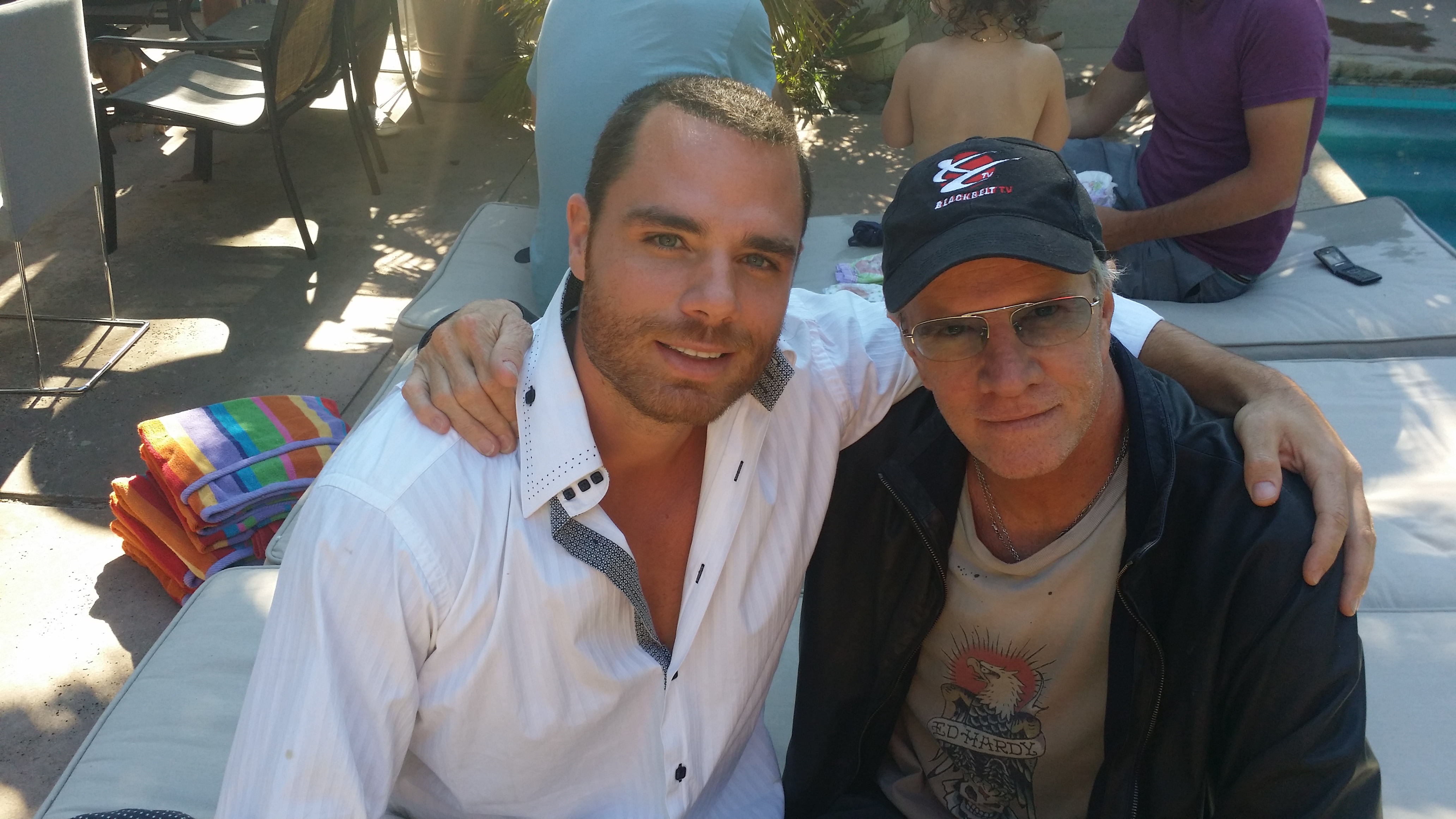 Christopher Lambert and Jordann Kimley