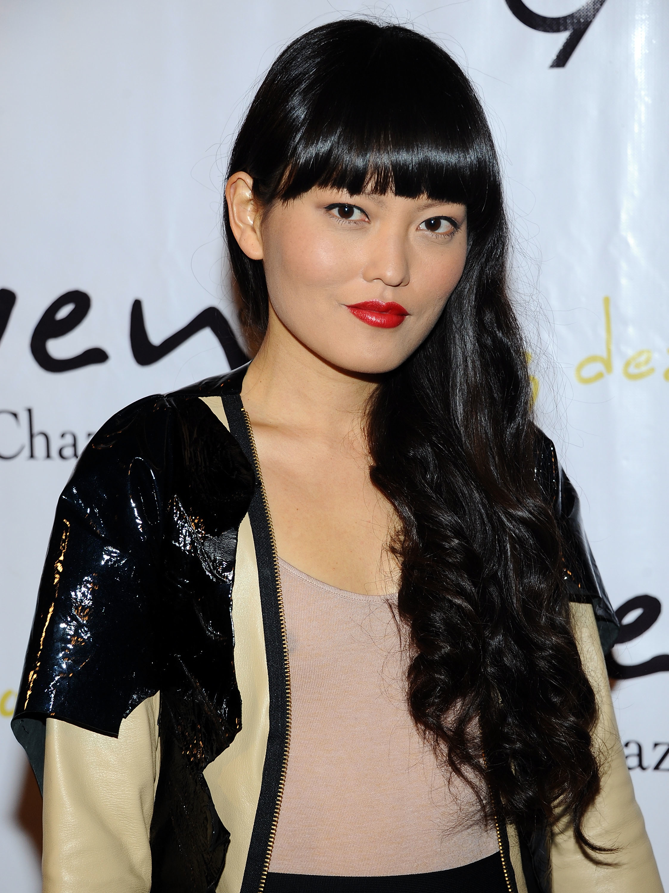 Hana Mae Lee attends the Chaz Dean Studio Holiday event.