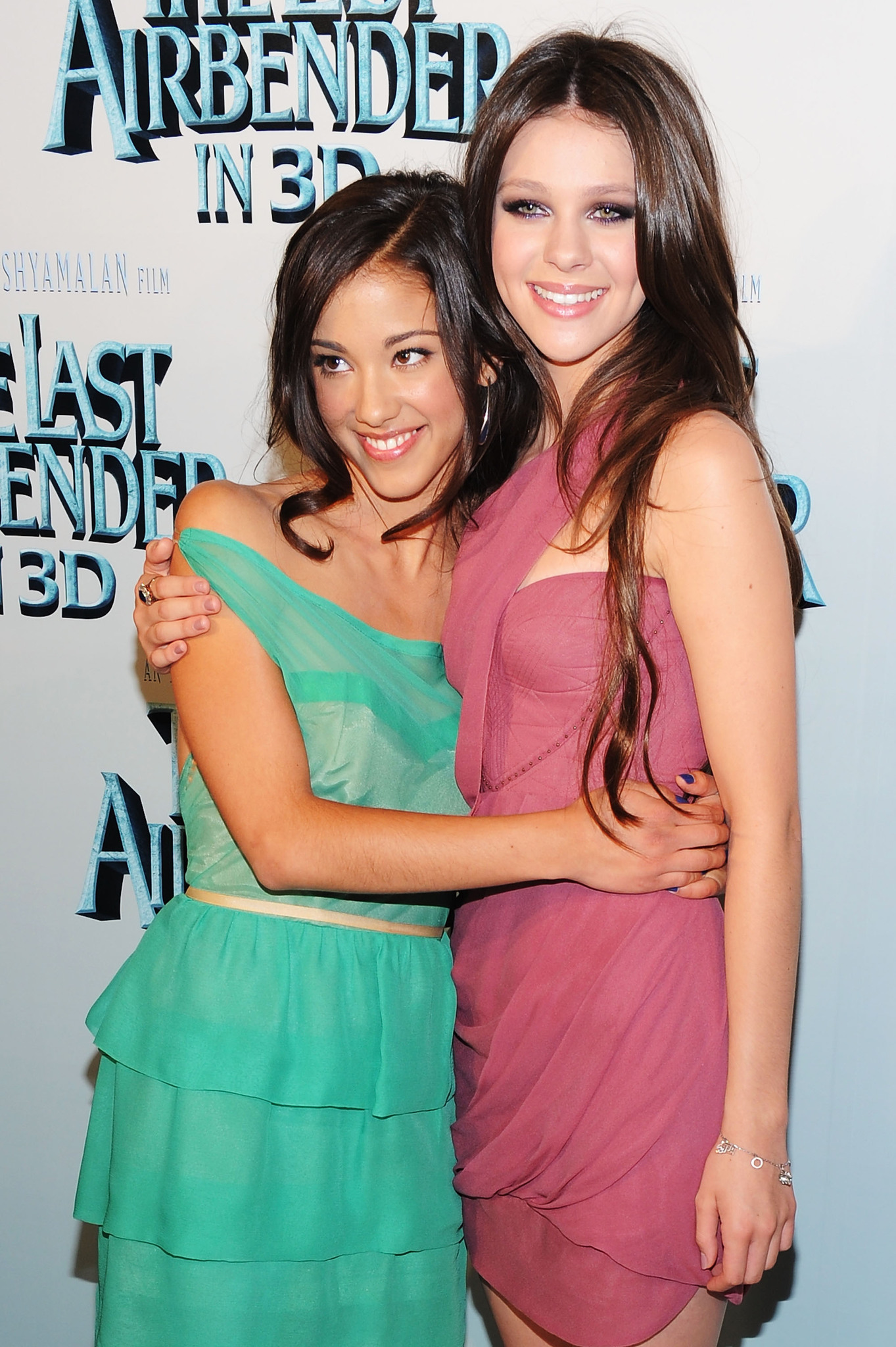 Seychelle Gabriel and Nicola Peltz at event of The Last Airbender (2010)
