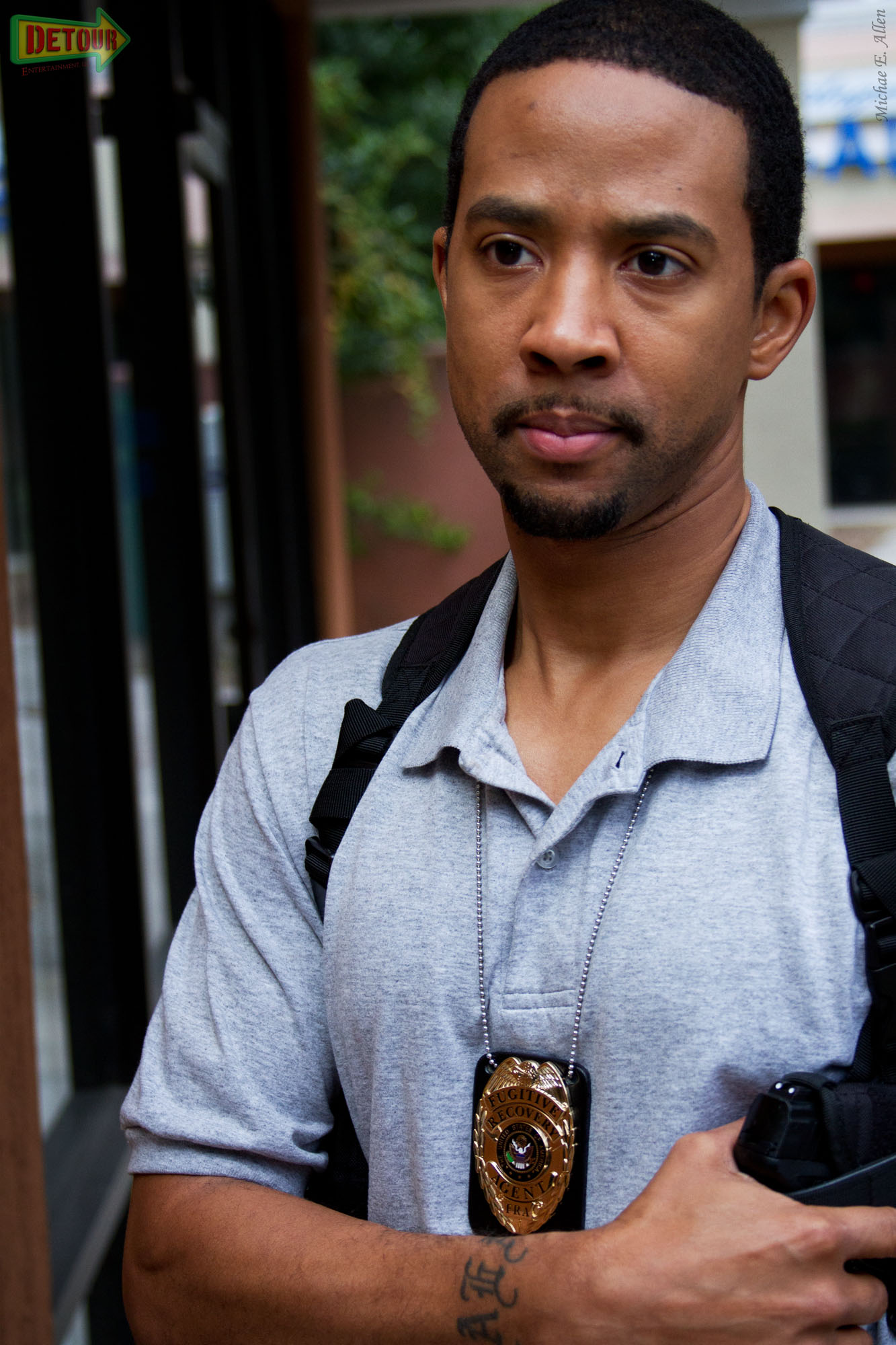 Chris Greene as the Detective in the short film 
