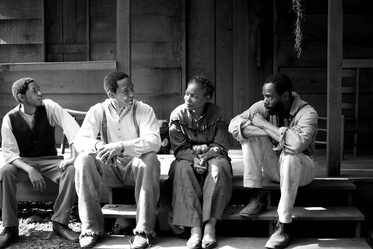 Chris Greene with fellow cast from The Birth of a Nation. Kelvin Harrison Jr., Aunjanue Ellis & Colman Domingo