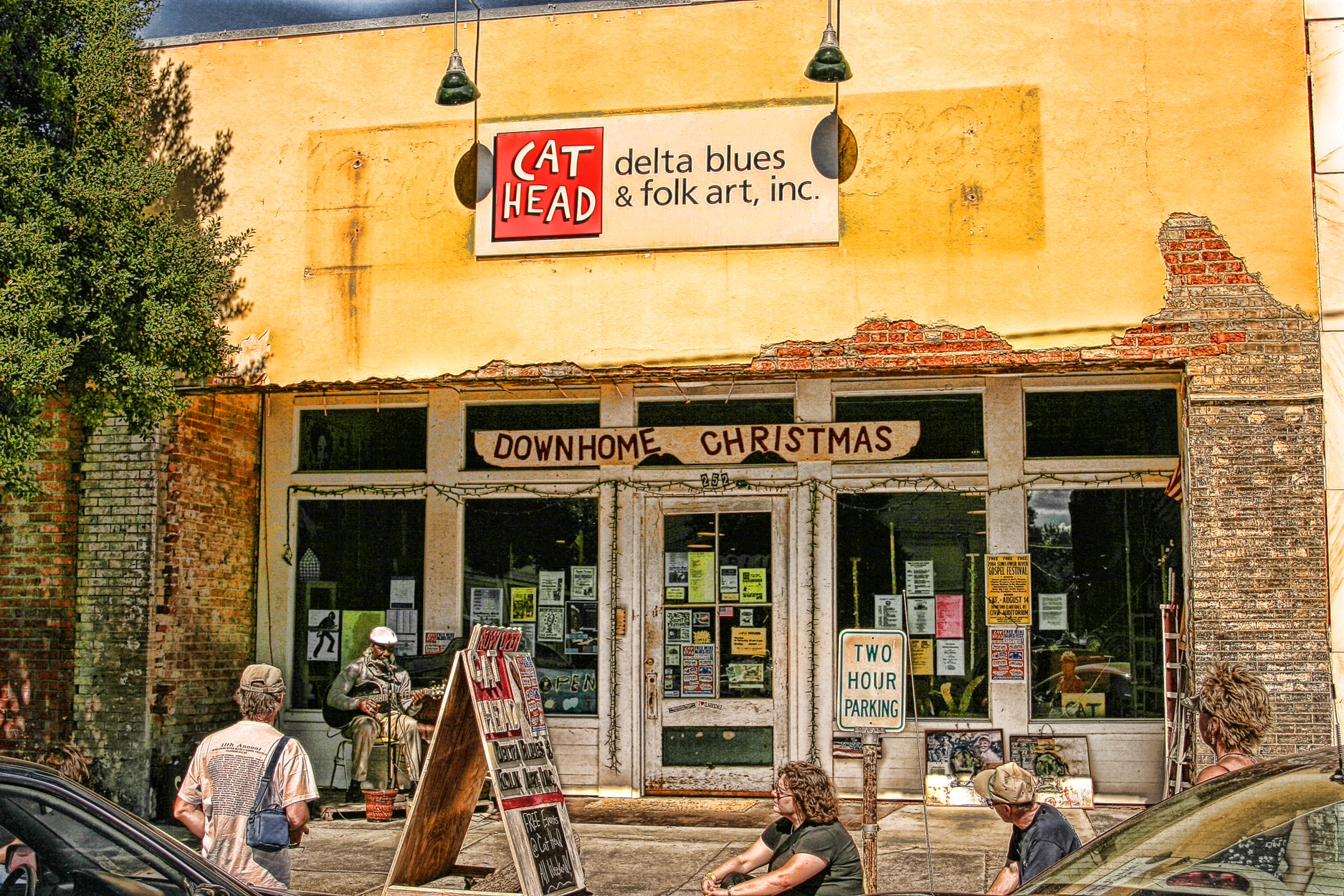 Roger Stolle's Cat Head Delta Blues & Folk Art store in Clarksdale, Mississippi.