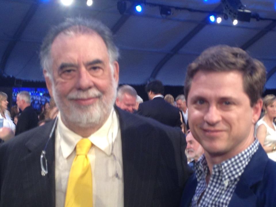 Max with Francis Ford Coppola @ the Independent Spirit Award 2013