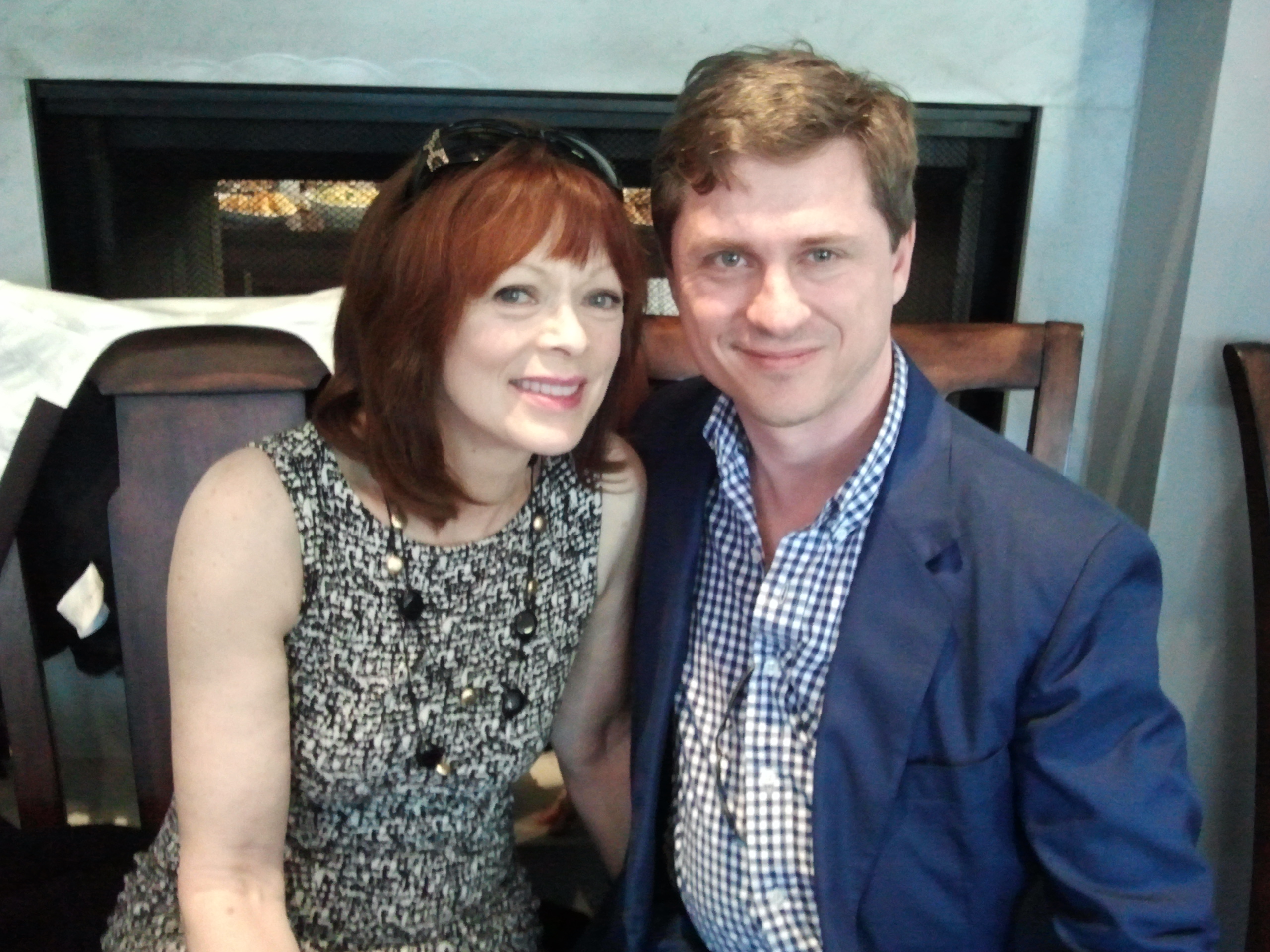 Max with Frances Fisher