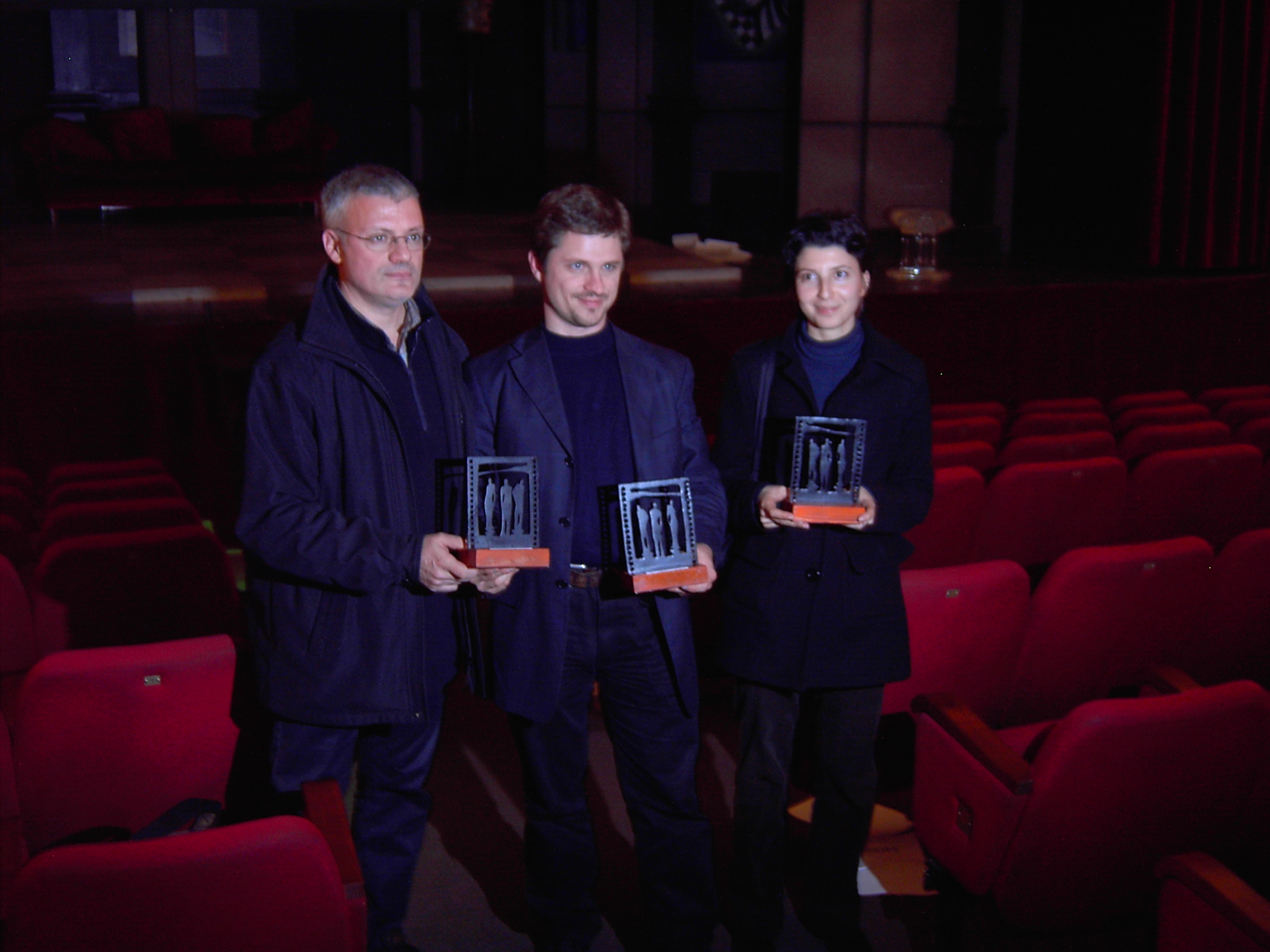 At the International Short Film Festival in Rome with editor Arzu Volkan and Composer Rino Amato.