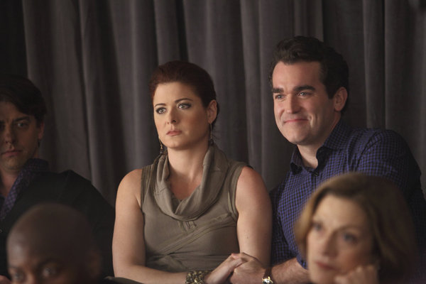 Still of Debra Messing and Frank Houston in Smash (2012)