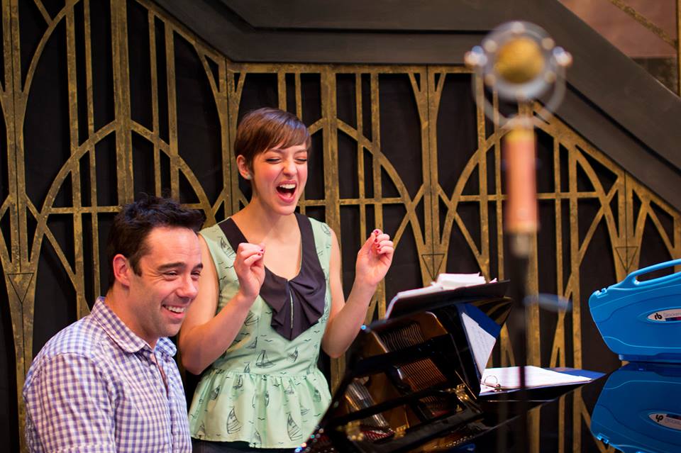 Steffi DiDomenicantonio rehearsing at Soulpepper Theatre Company