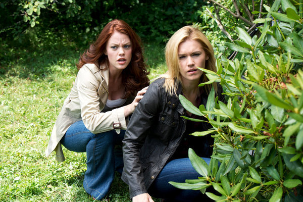 Still of Bree Williamson and Emily Rose in Haven (2010)