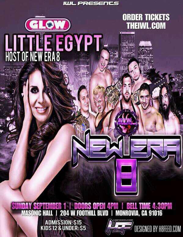 Special Guest Appearance by Little Egypt aka Angelina Altishin for live PPV New Era 8 event.