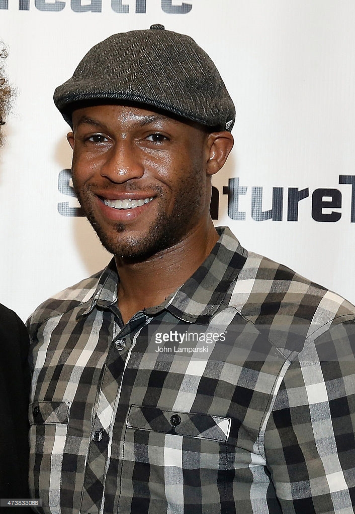 Emmanuel at the Opening night party for What I Did Last Summer at Signature Theatre (NYC)