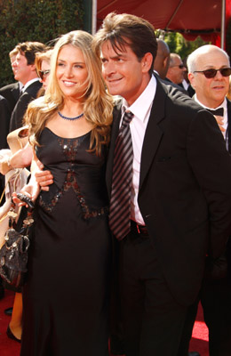 Charlie Sheen and Brooke Mueller