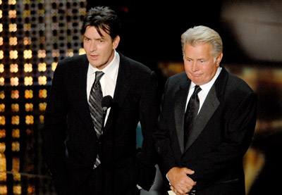 Charlie Sheen and Martin Sheen