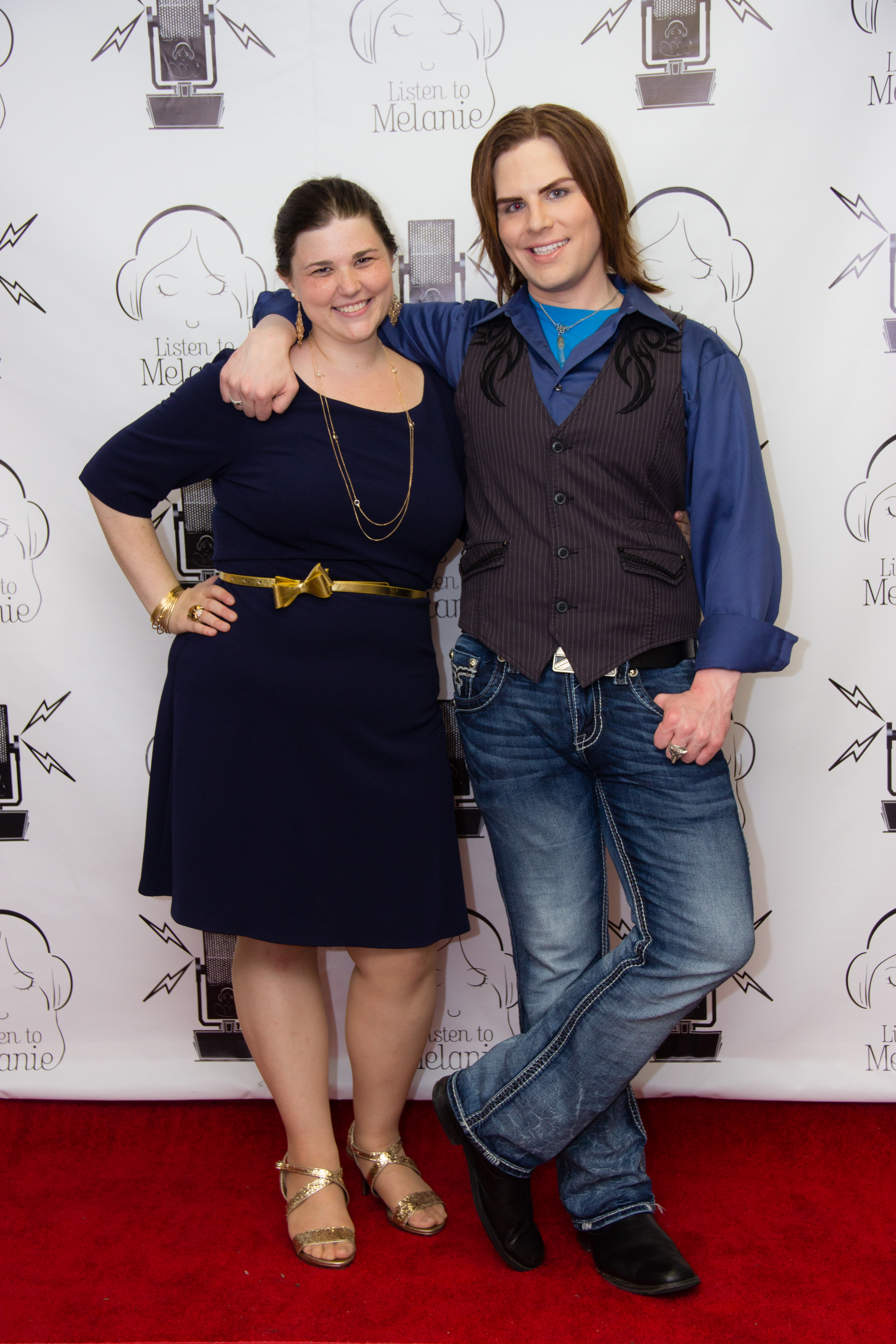 Melanie Ehrlich and Michael A. Zekas at the LTM Audio Players Summer 2014 Showcase, The Actors Temple Theatre, NYC