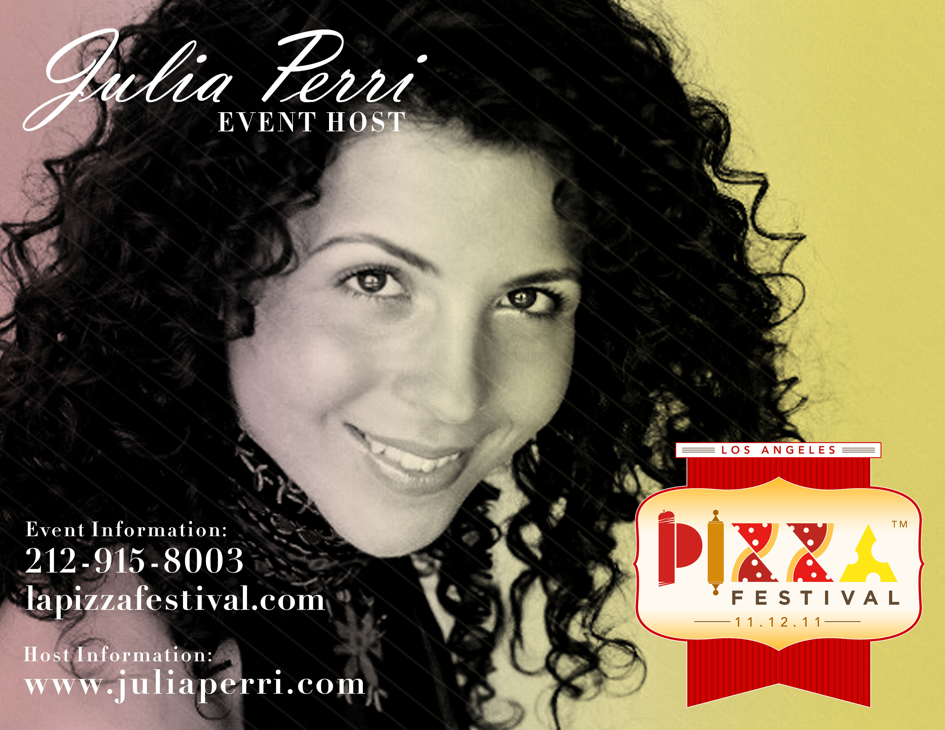 Julia Perri to host Joe Pesci's LA Pizza Festival to benefit St. Jude Children's Hospital.