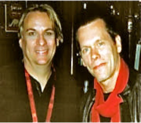 Vince meeting Kevin Bacon at the 2007 Sundance Film Festival