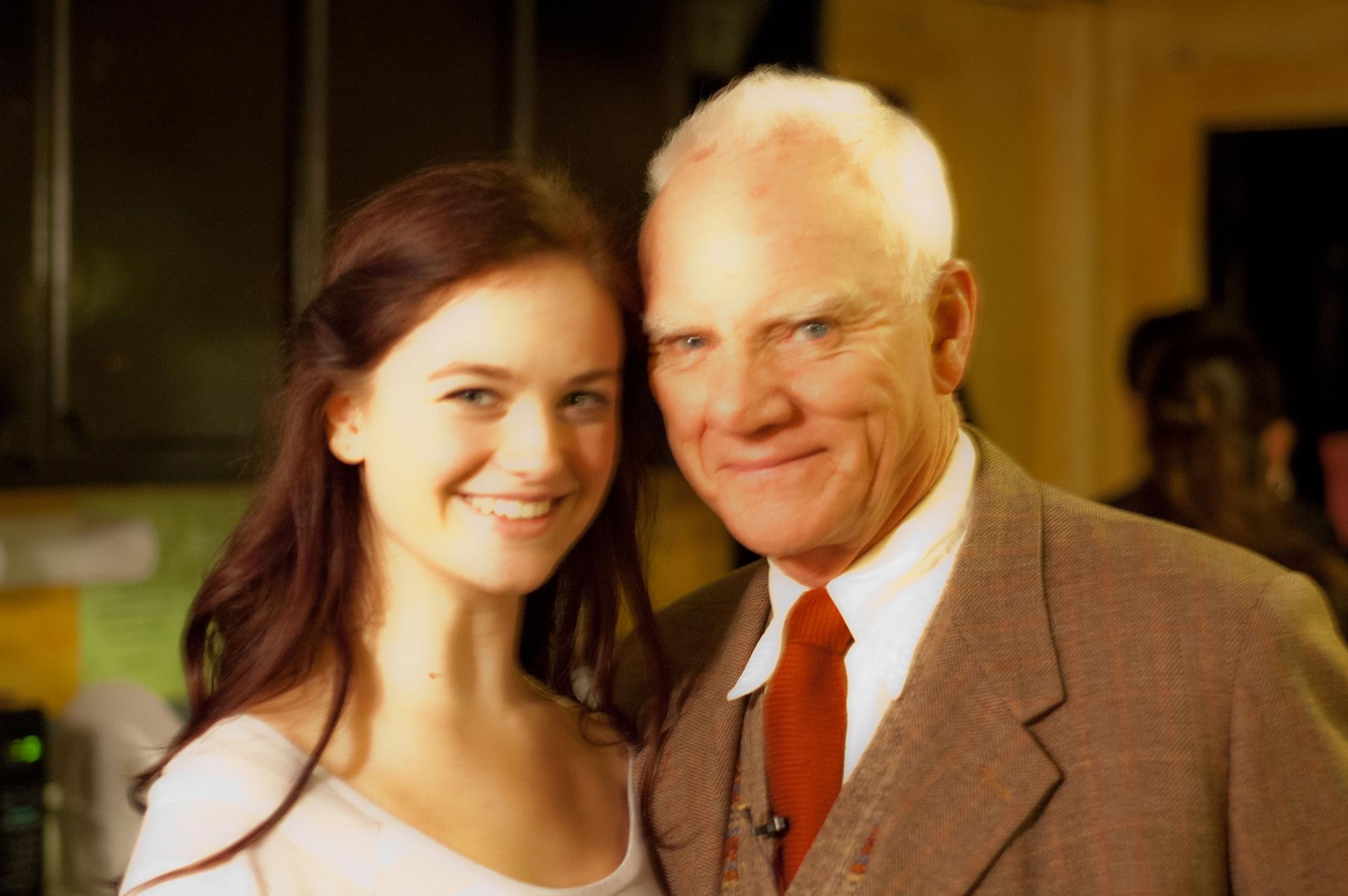 Stephanie Hullar and Malcolm McDowell Amahl and the NIght Visitors 2011