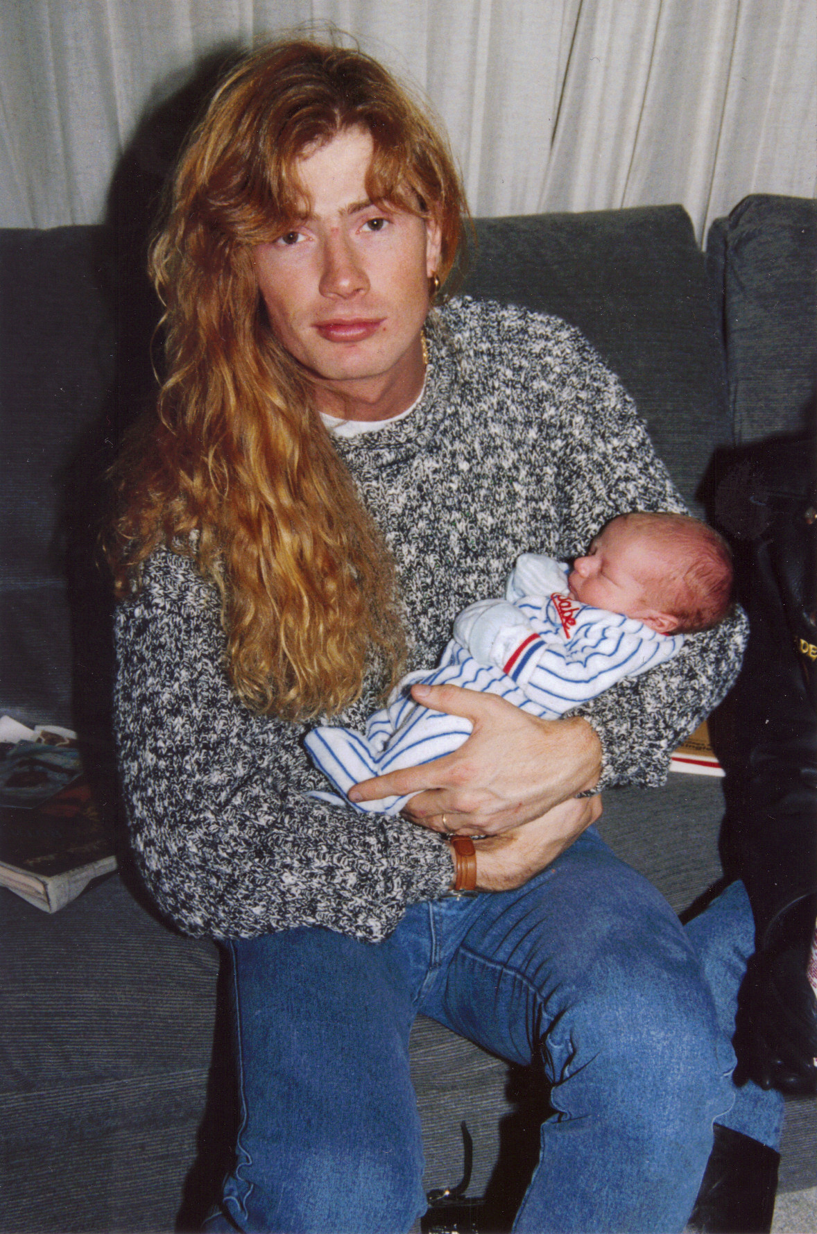 Megadeth, Dave Mustaine, baby Dylan Bocanegra