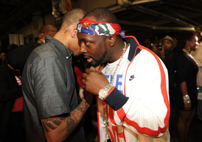 Wyclef Jean and Chris Brown