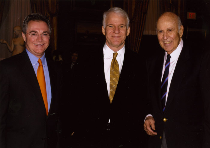 Cappy McGarr with Steve Martin and Carl Reiner