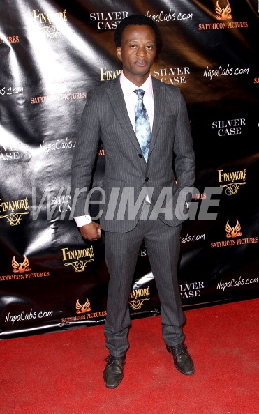 HOLLYWOOD,CA-Actor Charles Chiyangwa attends 'Silver Case'-Los Angeles theatrical release at Arena Cinema Hollywood on March 22,2013 in Hollywood, California.
