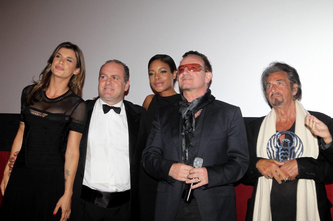 2014 LA Italia: Elisabetta Canalis, Naomie Harris, Bono and Al Pacino