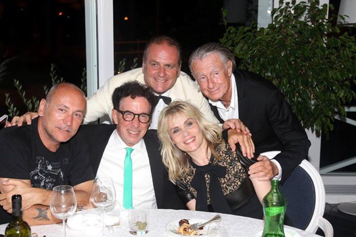 2013 Ischia Global: Joel Schumacher, Gianni Nunnari, Mark Canton and Emmanuelle Seigner